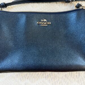 Coach beautiful blue  Saffiano Leather Shoulder Bag
